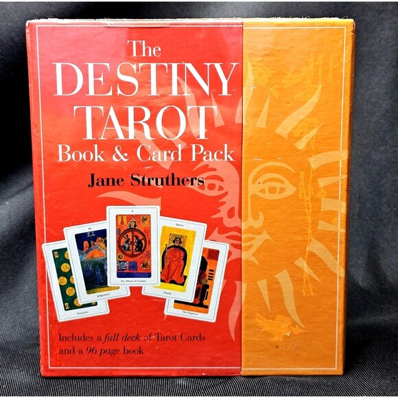 VTG Destiny Tarot Boxed Set  w Book Jane Struthers HTF 2000 BRAND NEW SEALED! - Picture 6 of 6